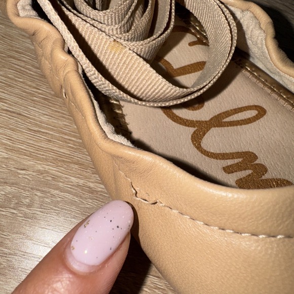 Sam Edelman Women's Fallon Wraparound Beige Ballet‎ Flats Shoes Sz 6 ***** - Picture 10 of 10